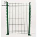 3D Curved Wire Mesh Fence Peach Shape Post Welded Wire Mesh Fence Manufactory